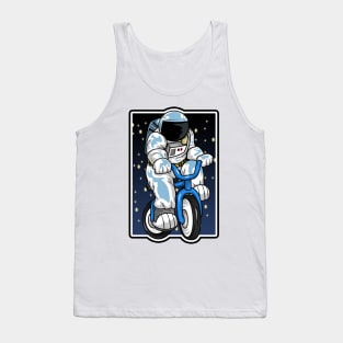 Spaceman as Astronaut in Space Tank Top